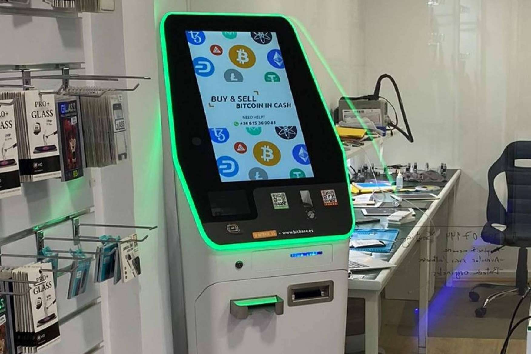 El cajero Bitcoin en Sevilla situado en Reparación iPhone Sevilla