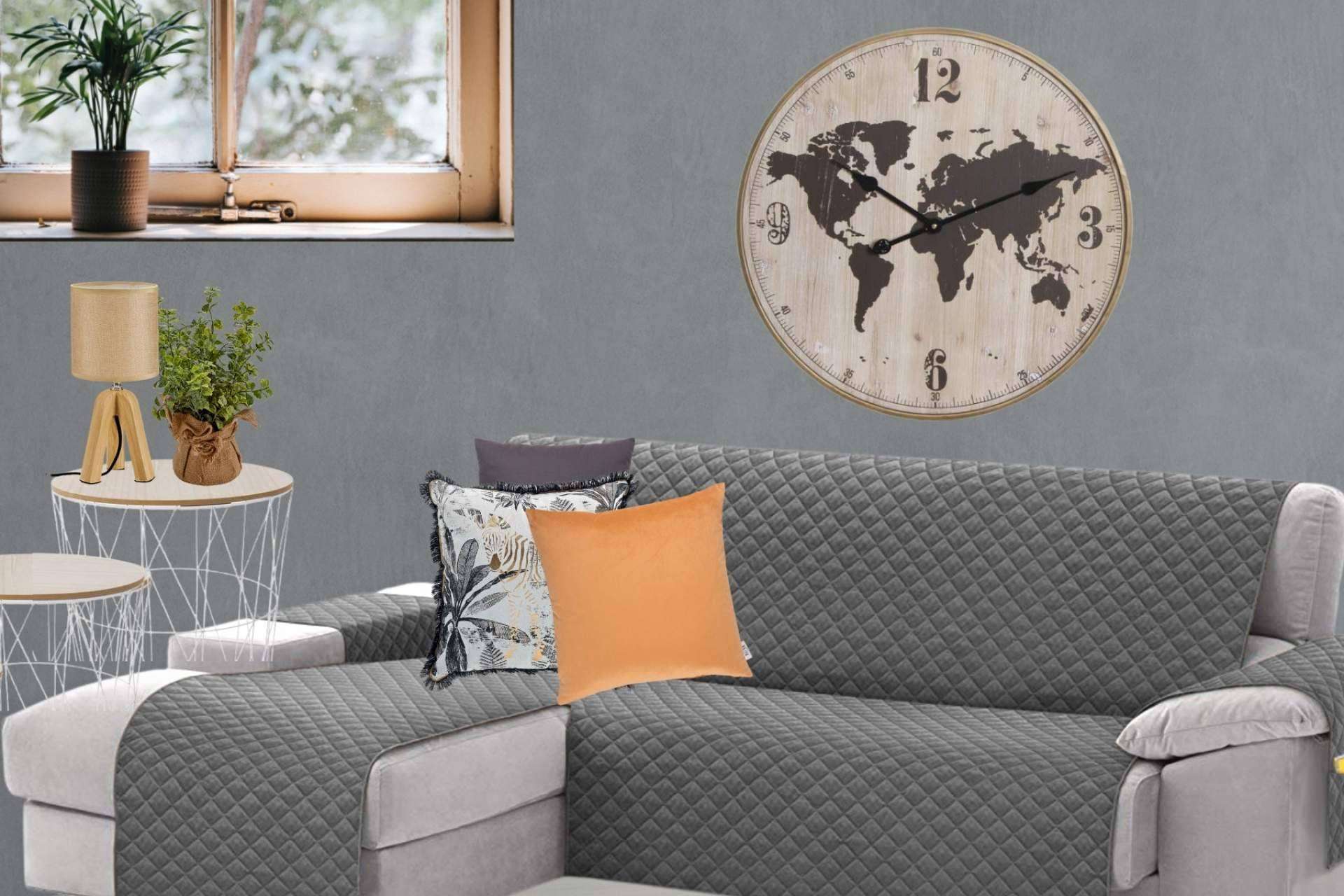 Iglú Tiendas dispone de una combinación de cojines con relleno y fundas de sofá para ambientar el comedor