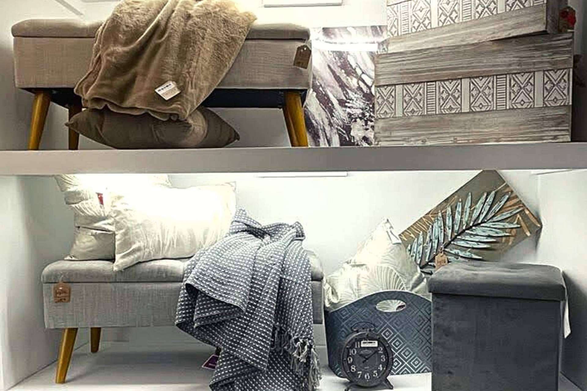 Iglú Tiendas dispone de productos para el hogar como baúles, pufs, maletines, cestos y organizadores de armario