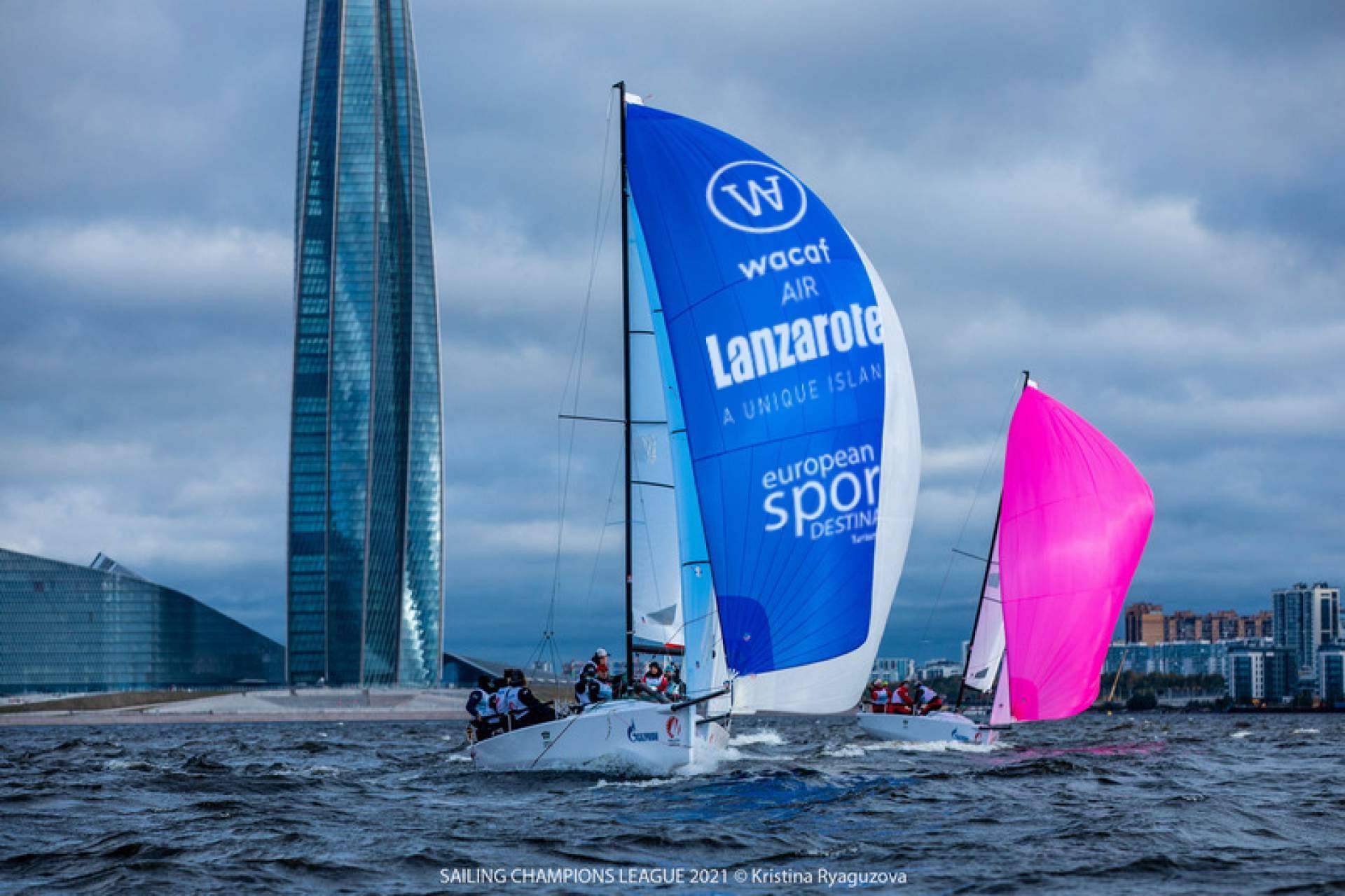 Lanzarote - Wacaf Air se alzan como vencedores de la Liga Europea de Vela en San Petersburgo