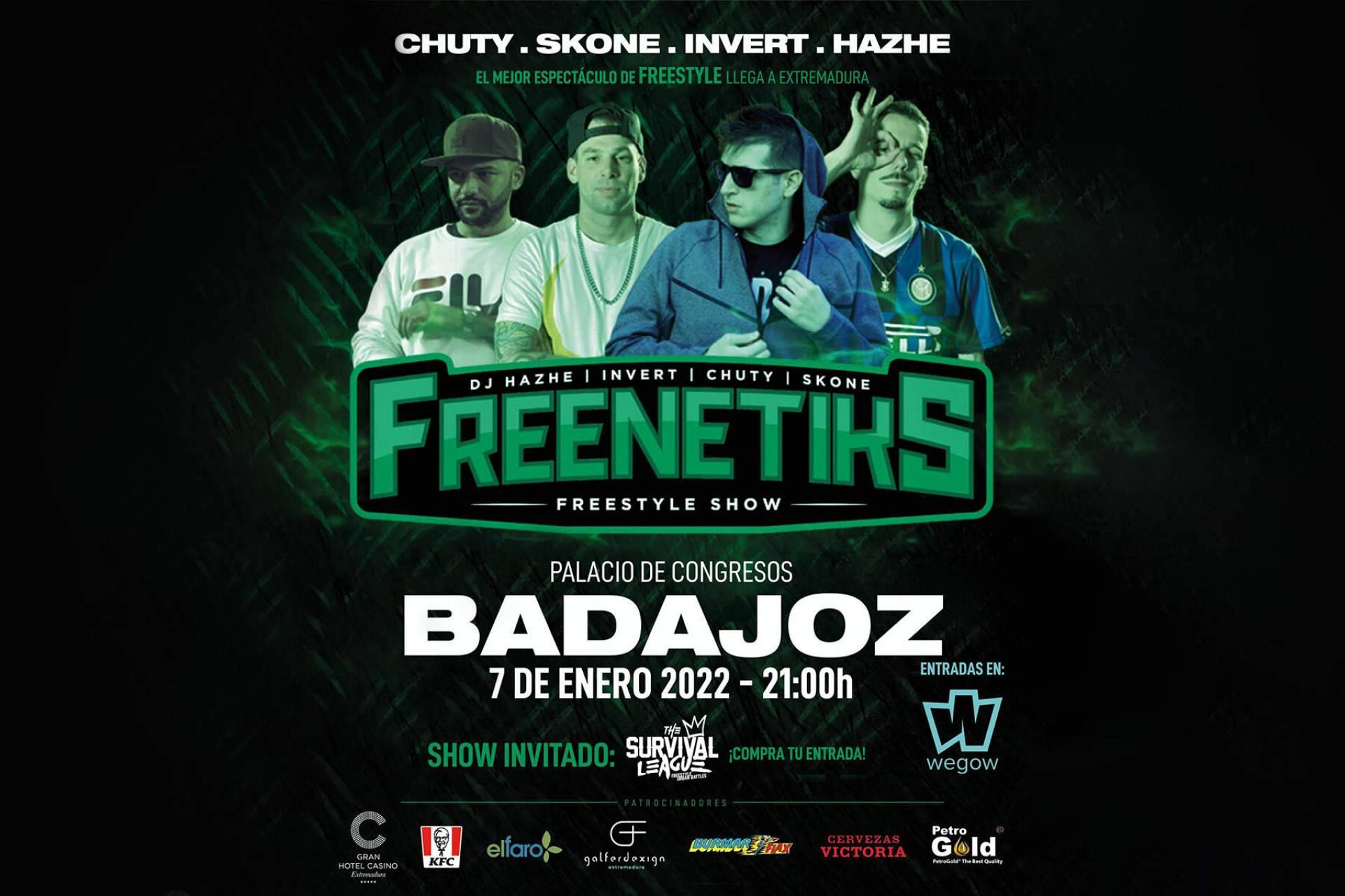 Freenetiks llega a Badajoz con un show de freestyle a nivel nacional