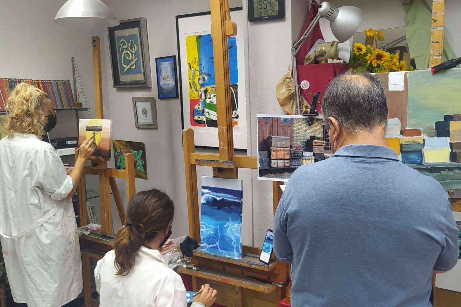 Clases de pintura y dibujo para todos los niveles con Estudio Ilógico