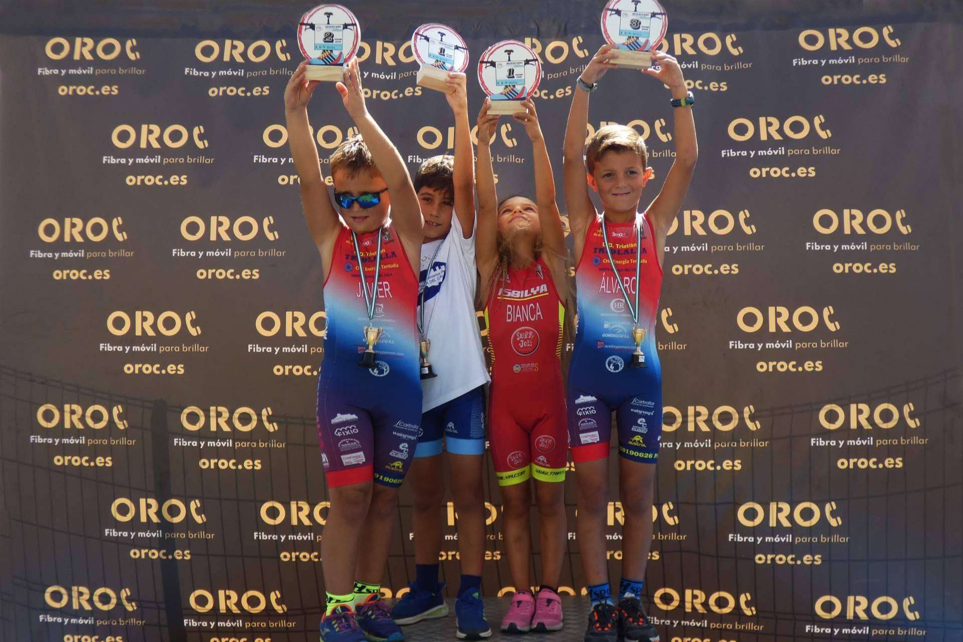 El patrocinador del V Duatlón Cros de Menores Santa Olalla del Cala que inaugura la IV Copa de Andalucía de Duatlón Cros de Menores, OROC