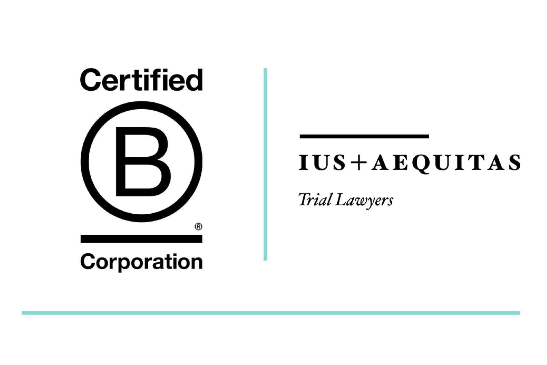 IUS+AEQUITAS Trial Lawyers recibe la certificación B Corp por su cultura social y medioambiental