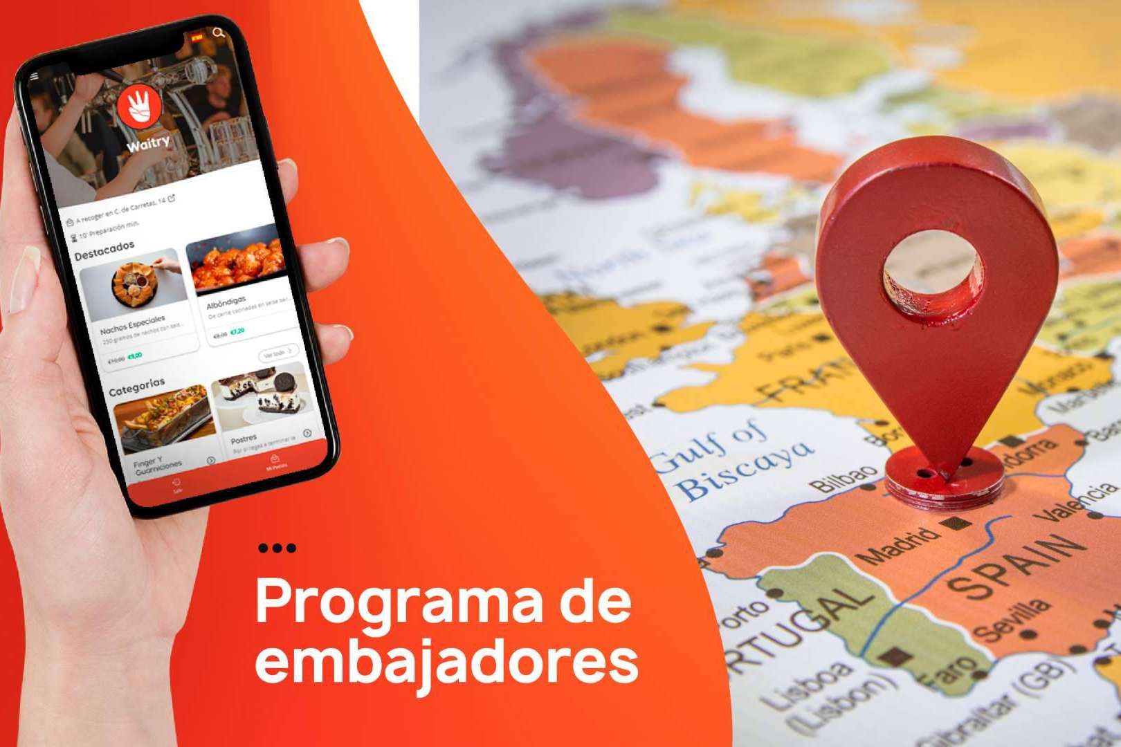 Programa de embajadores en España de Waitry para que 50 restaurantes accedan a sus servicios de forma gratuita