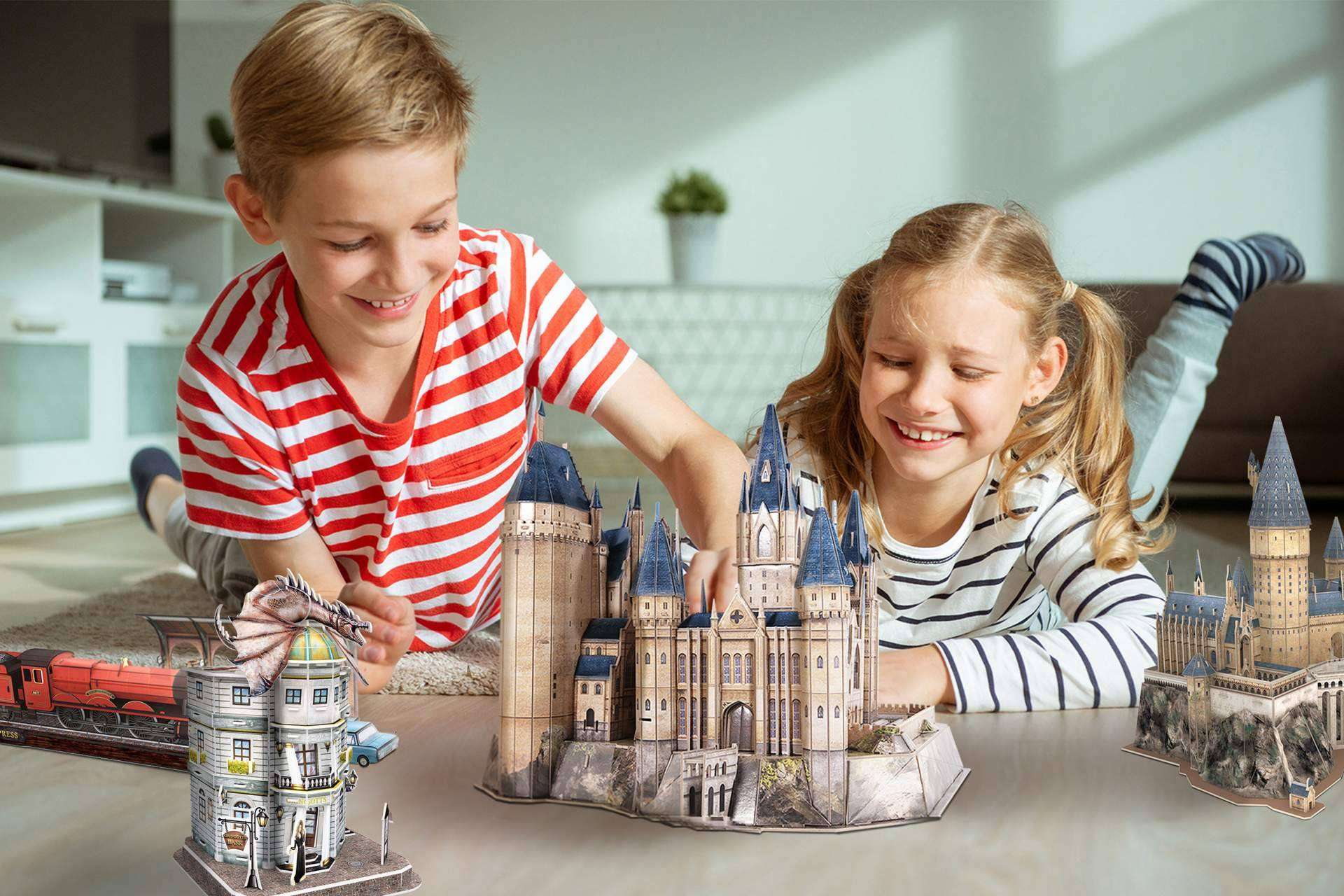 Puzzles 3D Harry Potter para los más fanáticos de la saga, disponibles en WorldBrands