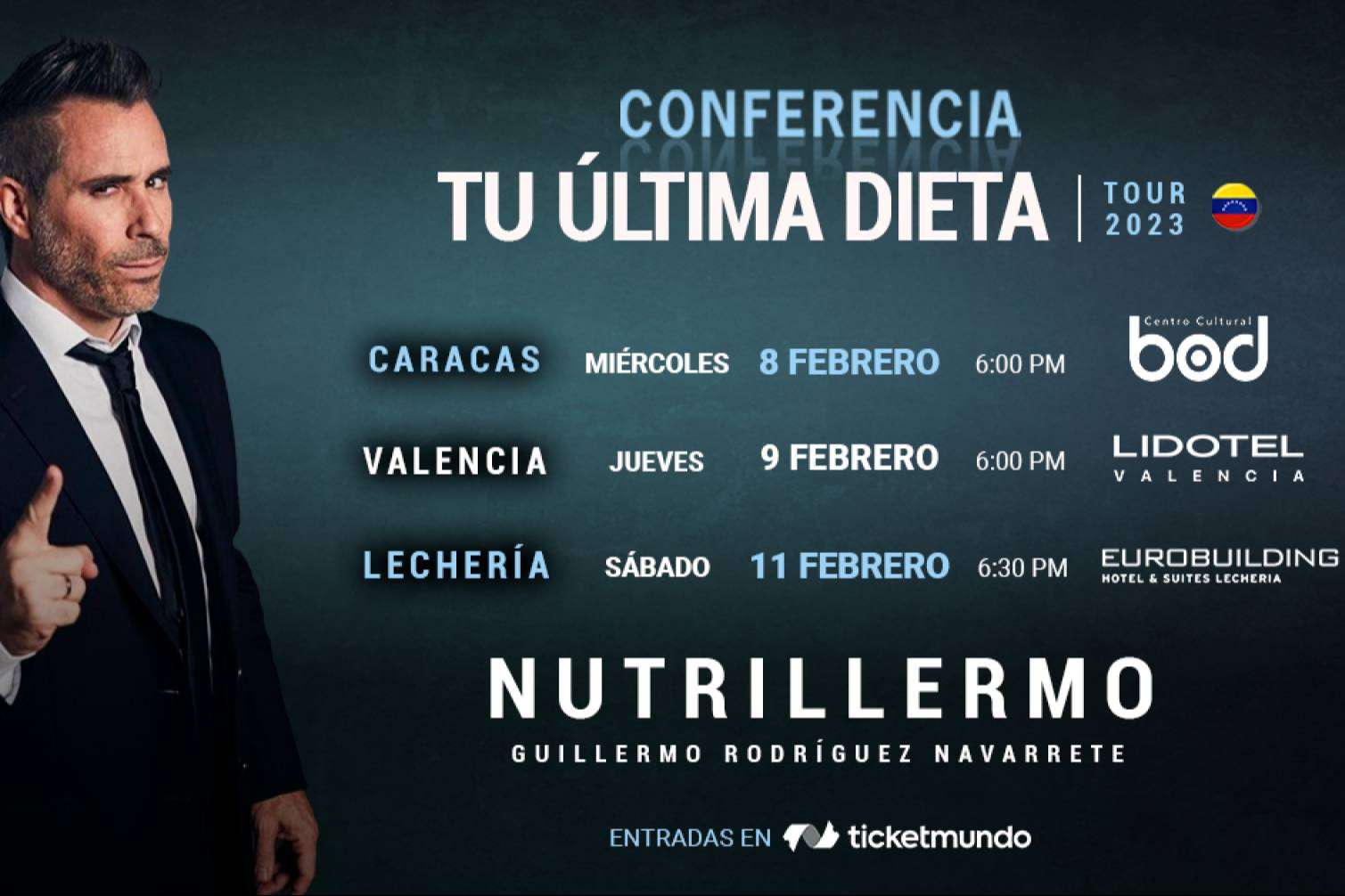 Nutrillermo y su gira en Venezuela