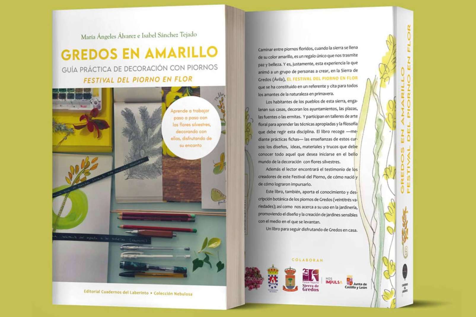 ‘Gredos en amarillo’, el regreso del Festival del Piorno en Flor. María Ángeles Álvarez e Isabel Sánchez Tejado traen un hermoso libro sobre arte floral