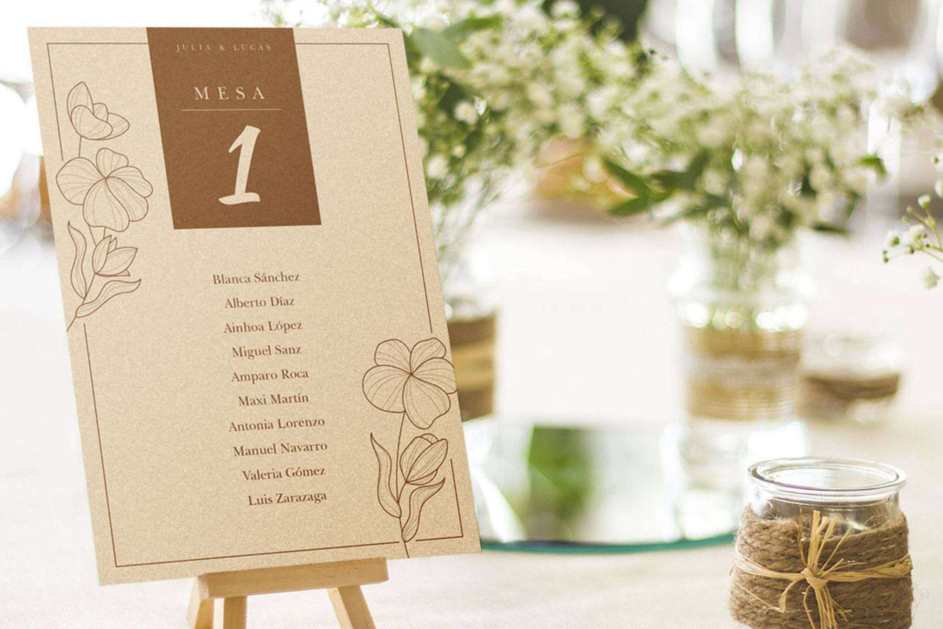 Todos los detalles en la organización de una boda con Dsign