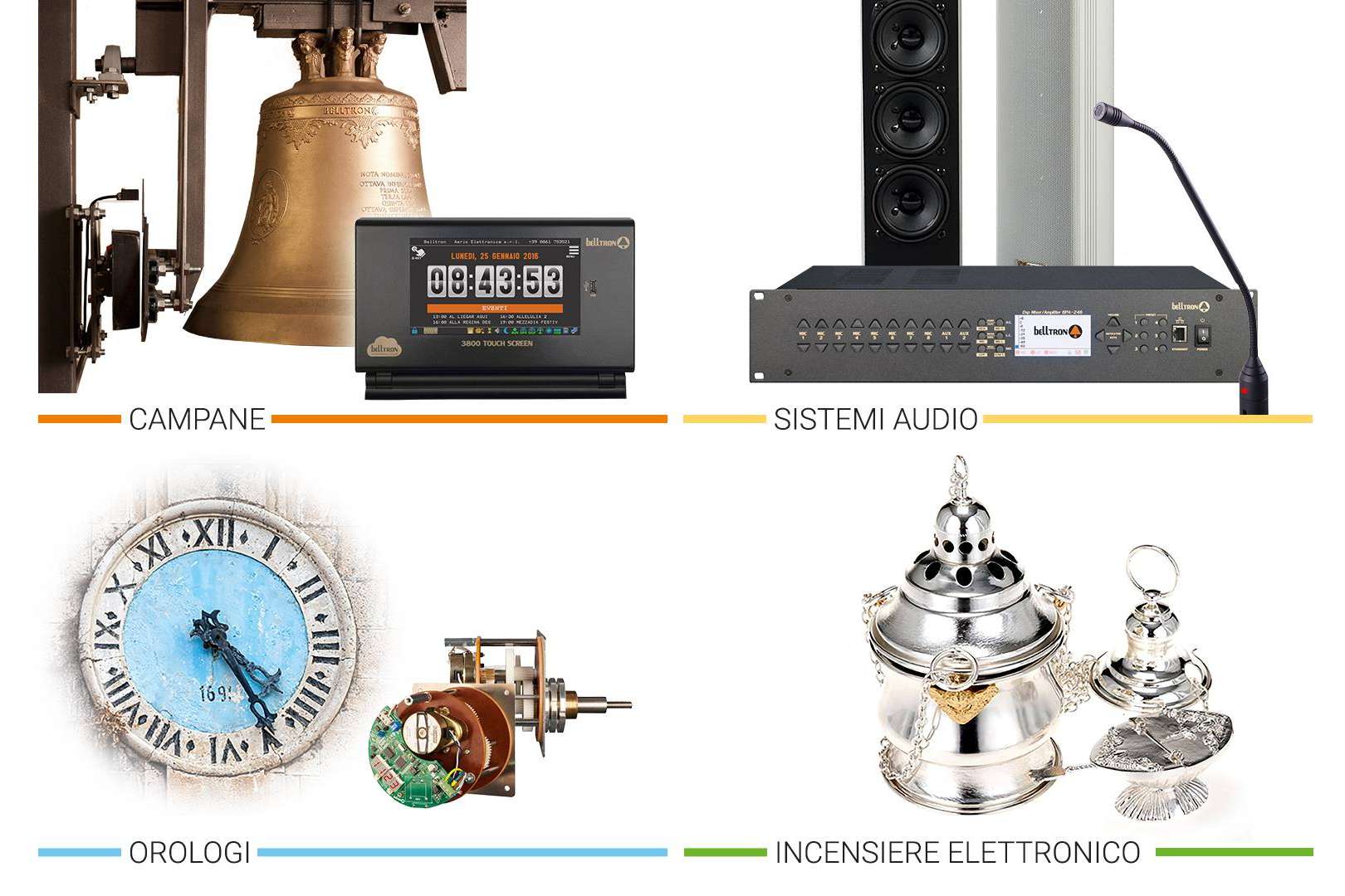 Belltron y sus relojes innovadores para iglesias