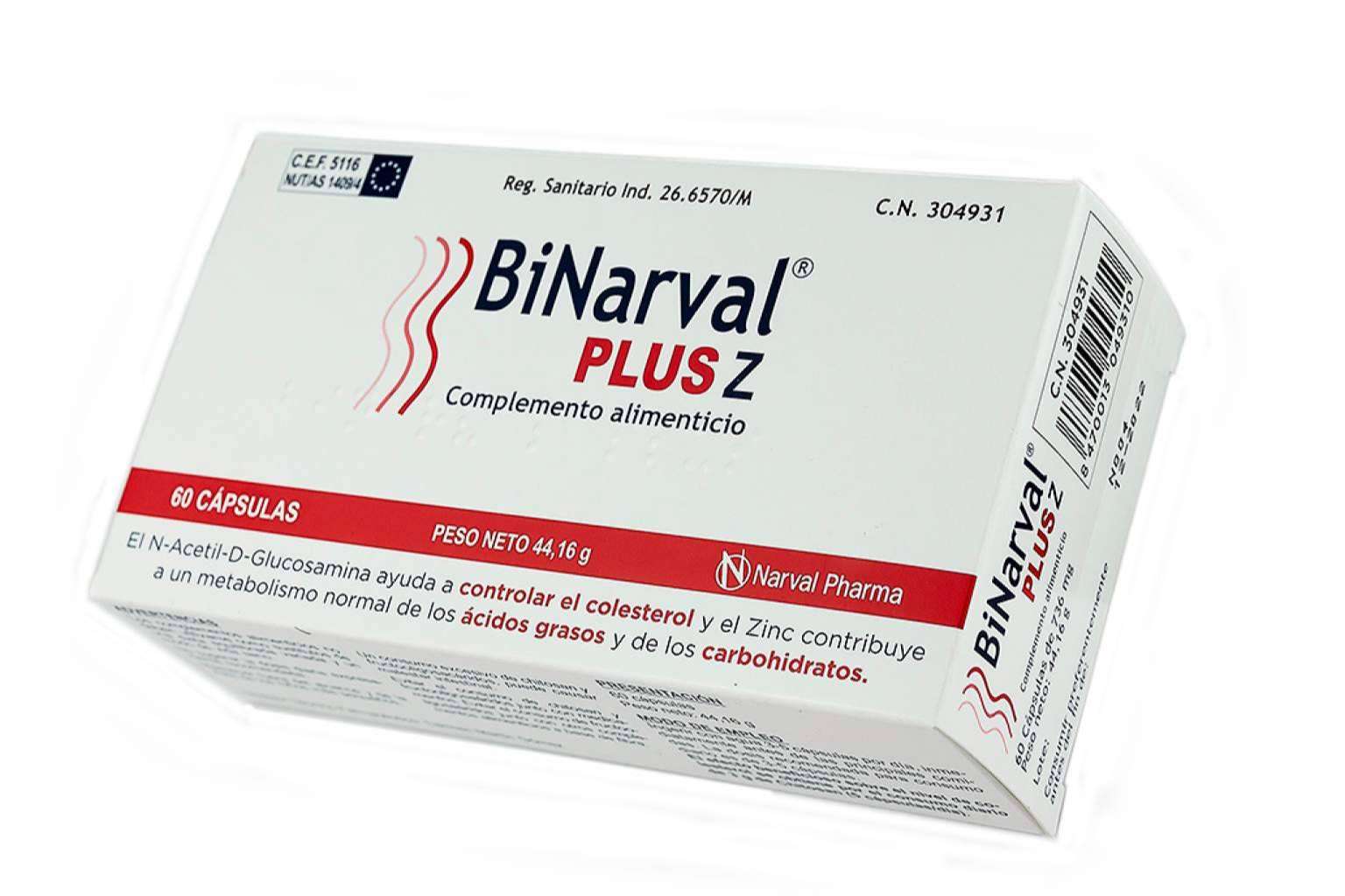 Las ventajas de Binarval Plus Z para una dieta saludable, con Narval Pharma