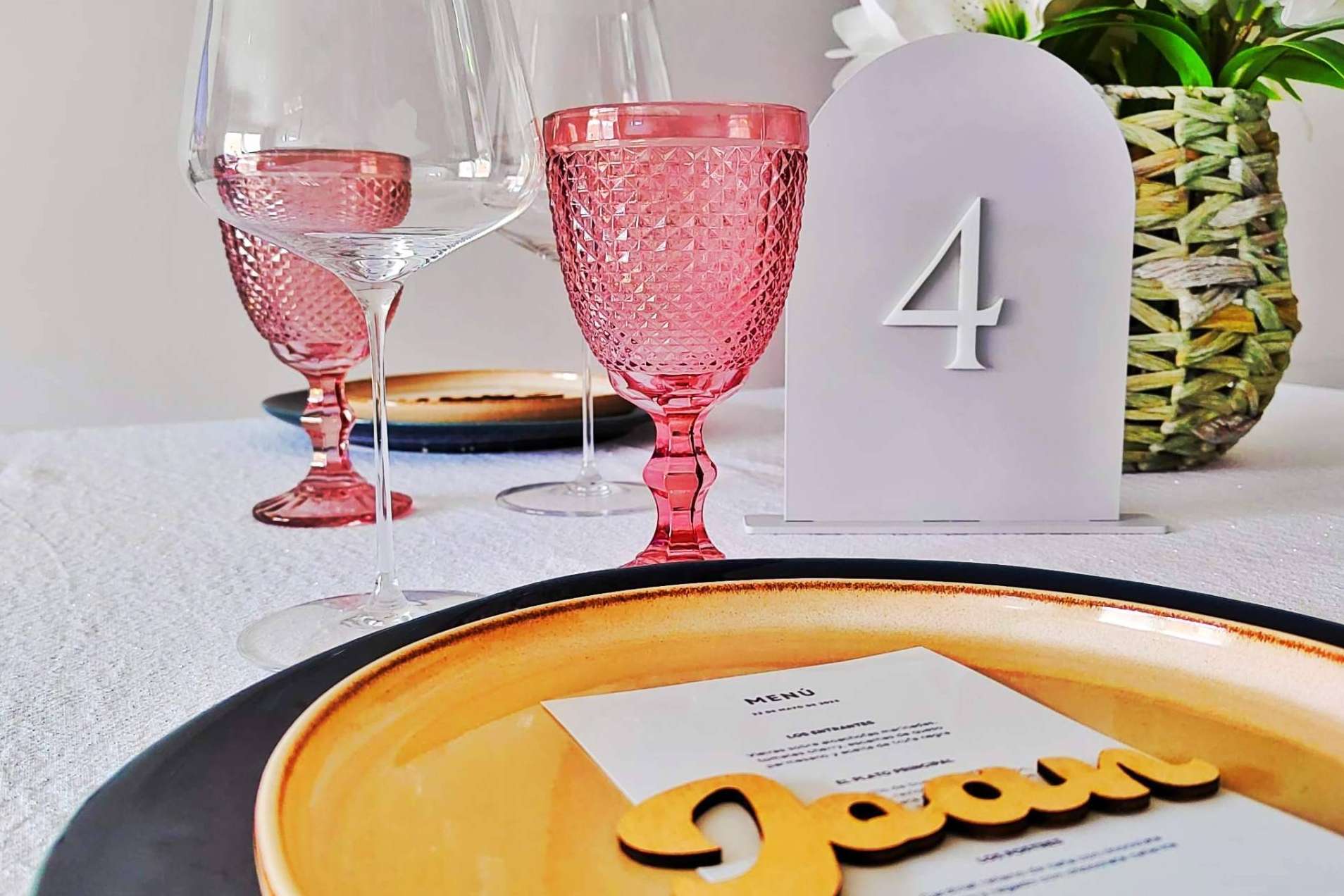 Productos personalizados para bodas con los detalles de Arte Molón