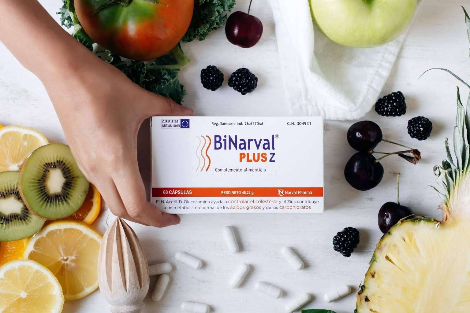 Binarval Plus Z de Narval Pharma para contrarrestar los excesos de estas fechas
