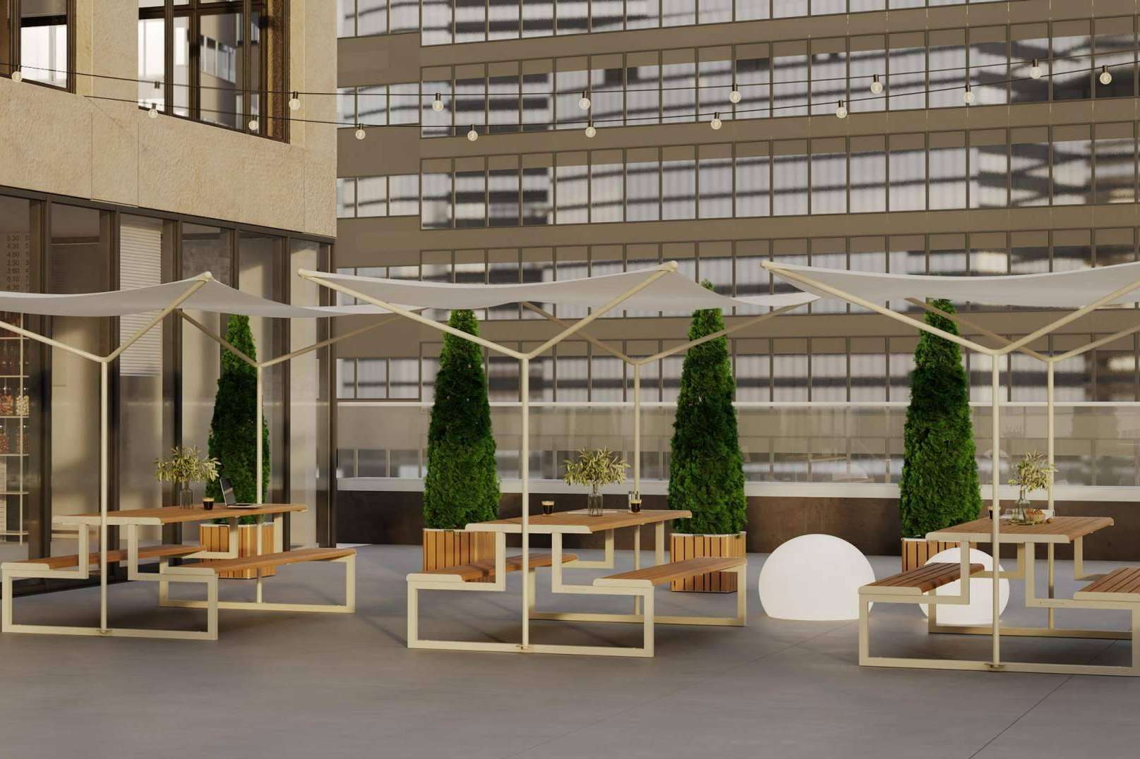 Mobiliar habla de la importancia del diseño de espacios outdoor en oficinas
