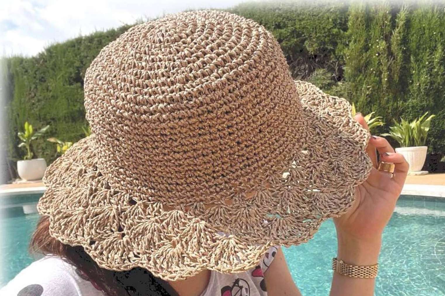 Hilo Rafaelo de Lidia Crochet Tricot para tejer sombreros a crochet de cara al verano