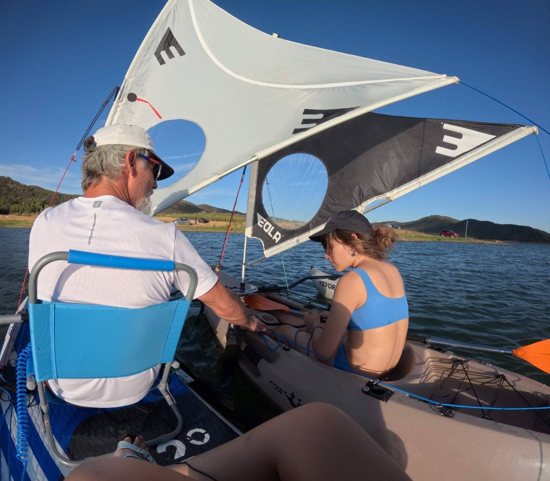 Algunas diferencias entre windpaddle y windkayak, por EOLA