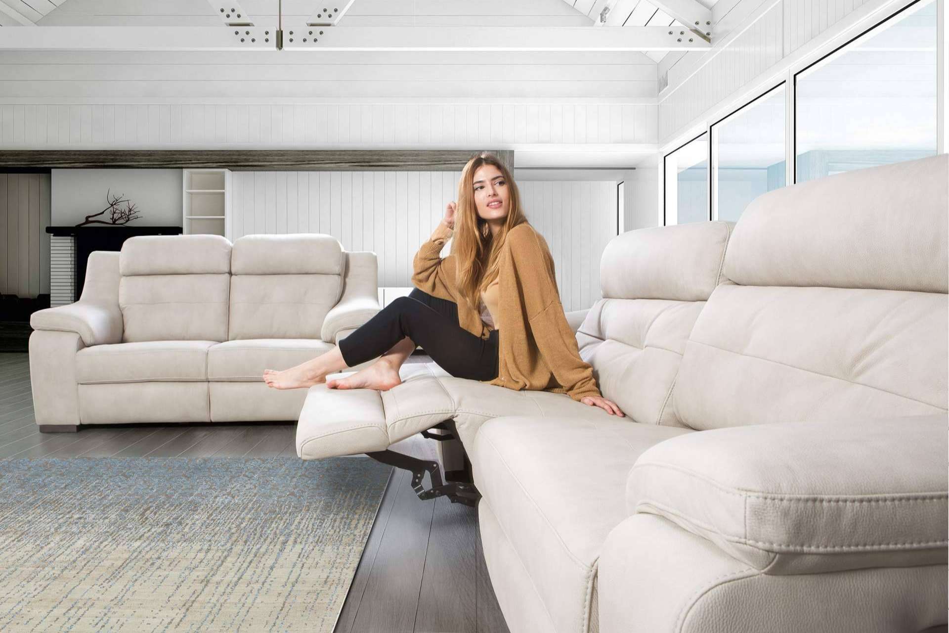 Muebles La Factoría Asturias combina confort e innovación en sofás cómodos y de alta calidad