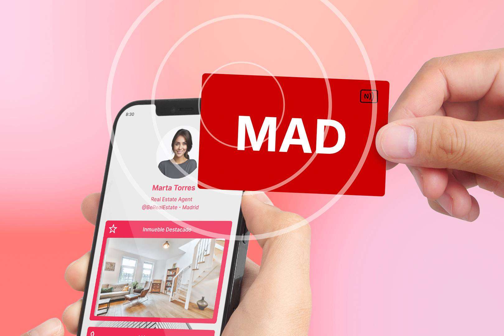 Tarjetas de visita personalizadas de Lead2Team, tecnología NFC al servicio de una imagen profesional