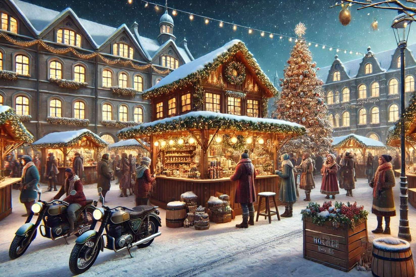 Navidad sobre ruedas, cinco mercados españoles para visitar en moto