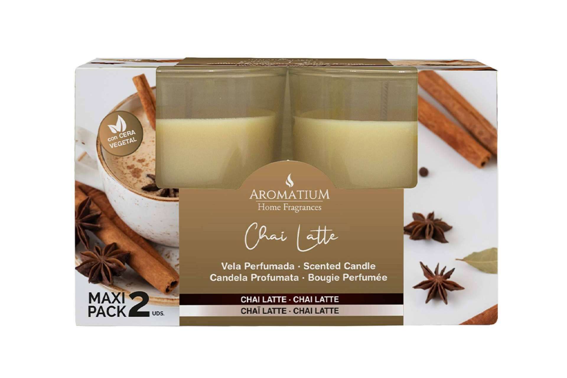 Vela Chai Latte Aromatium, el aroma para dar calidez al hogar