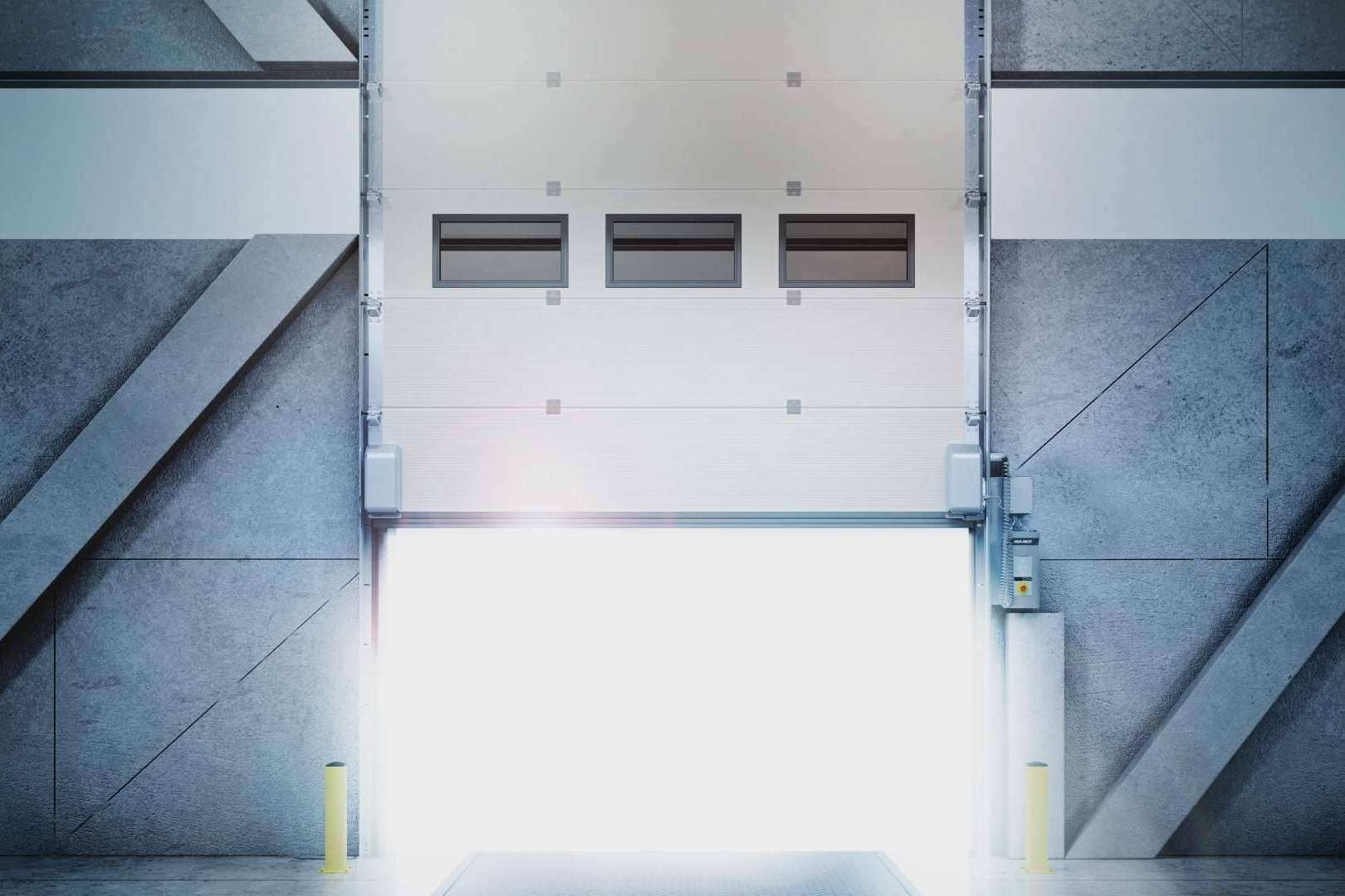 La gama de puertas seccionales de ASSA ABLOY se amplía con el innovador modelo 1142P Dual Drive