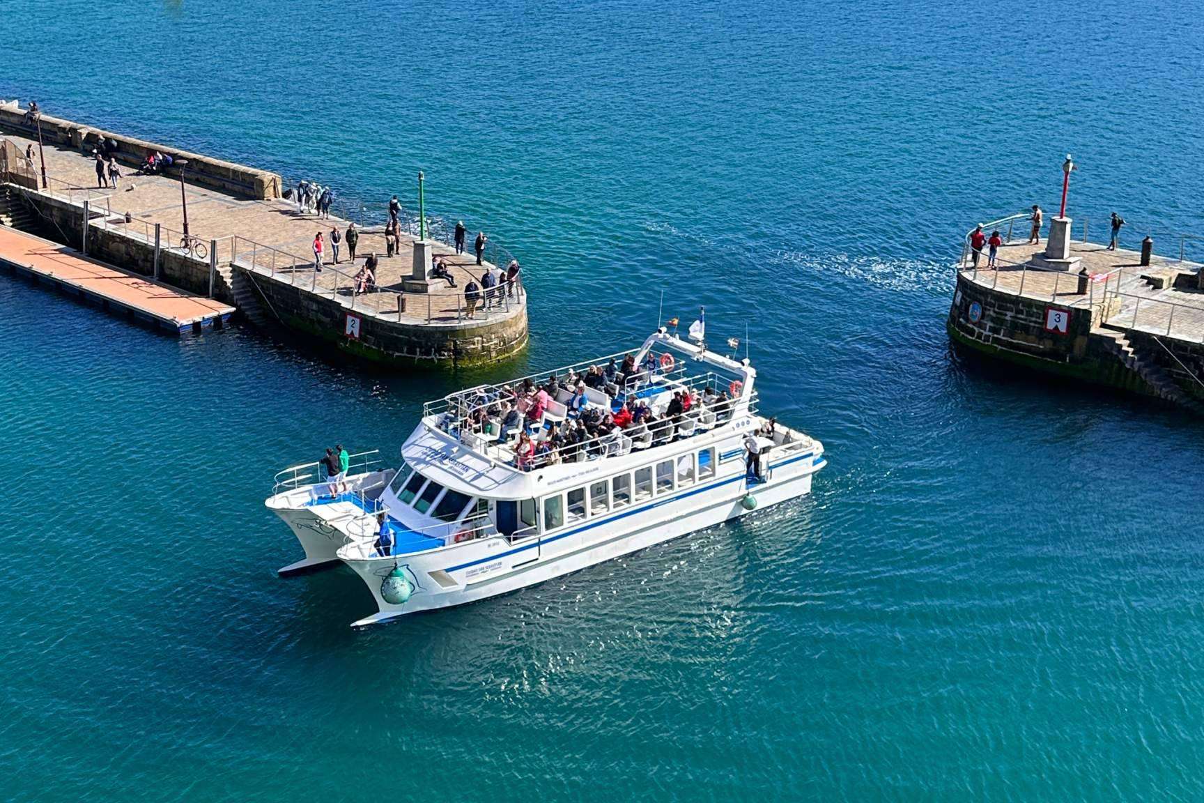 Comienza la temporada 2025 del Catamarán Finanzauto Ciudad San Sebastián con navegación 0 emisiones