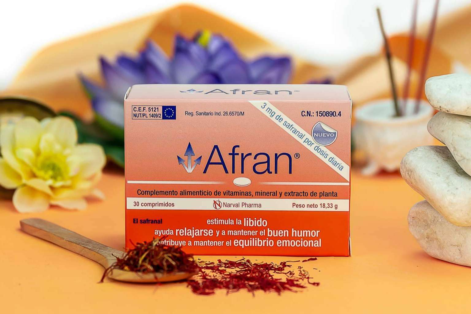 Narval Pharma presenta Afran, una solución natural con azafrán para recuperar el equilibrio en primavera