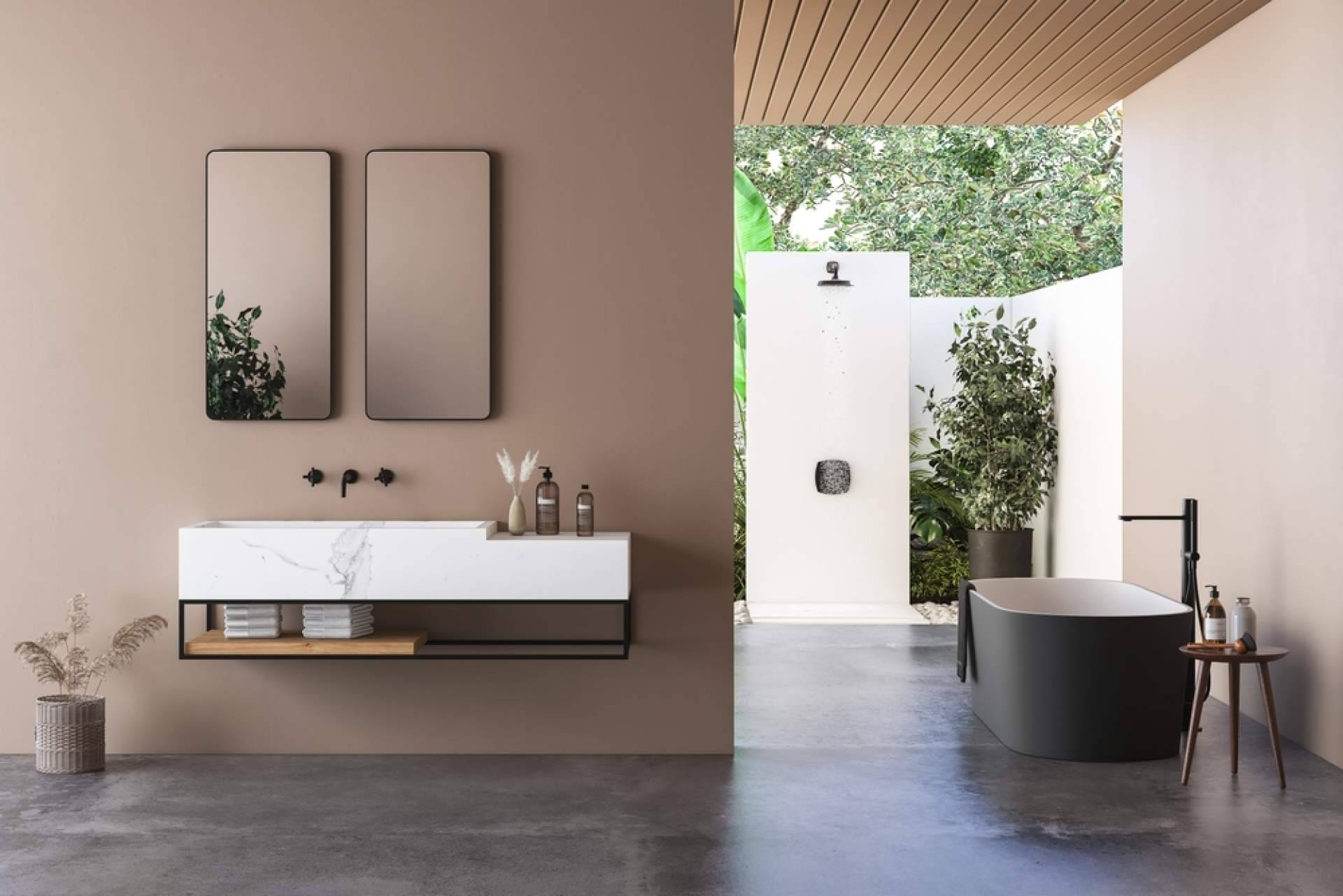 Diseño nacional y servicio completo, Balnearian presenta su gama de muebles de baño y platos de ducha