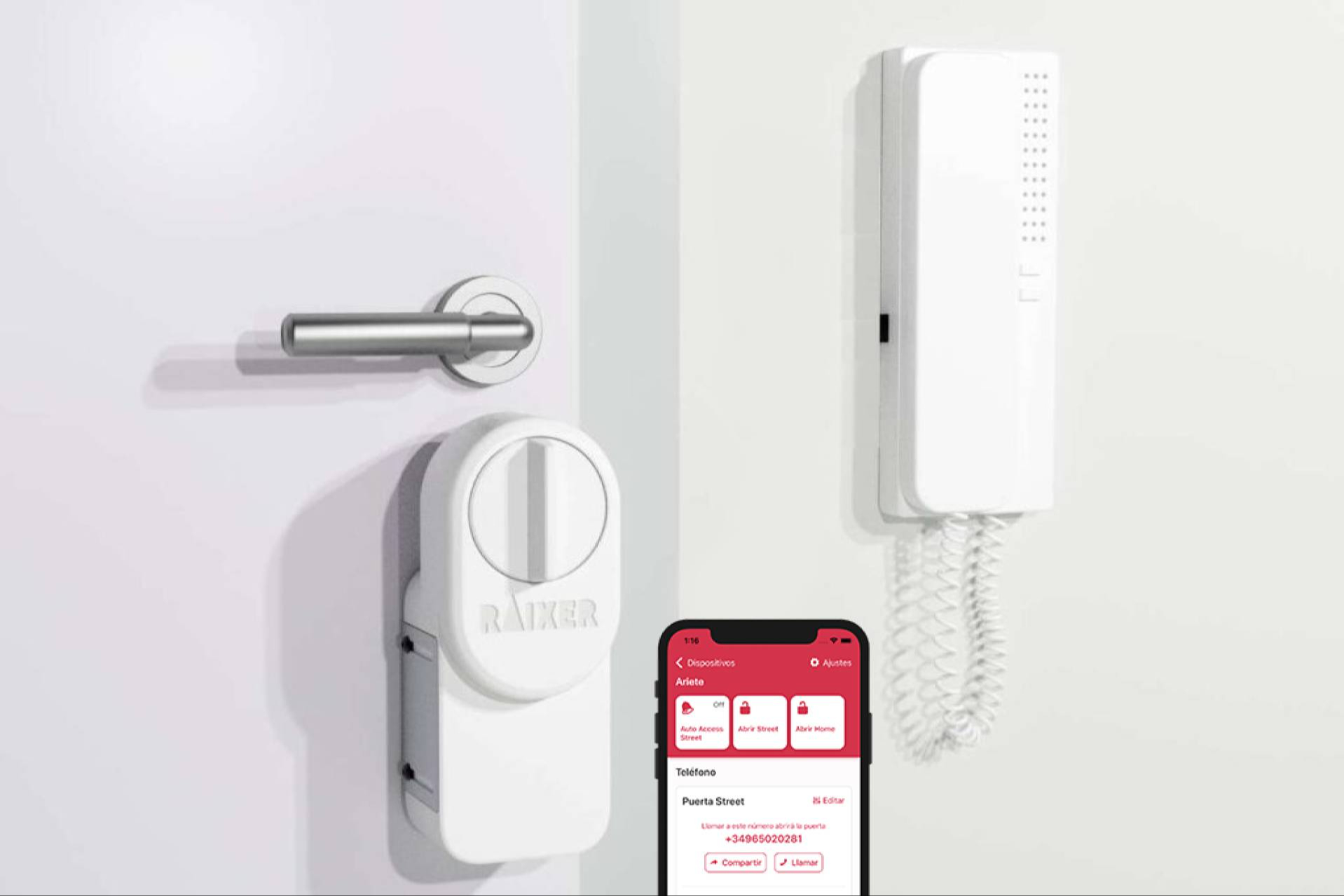 La cerradura inteligente de Raixer se integra en soluciones digitales de real estate