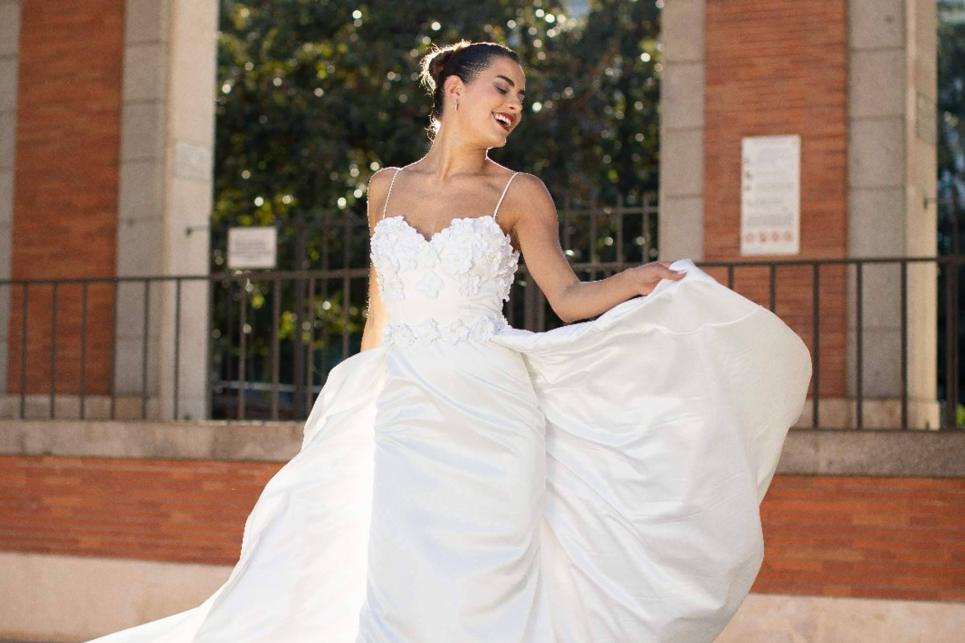 Luz Marina Cruz crea vestidos de novia exclusivos a medida en Madrid
