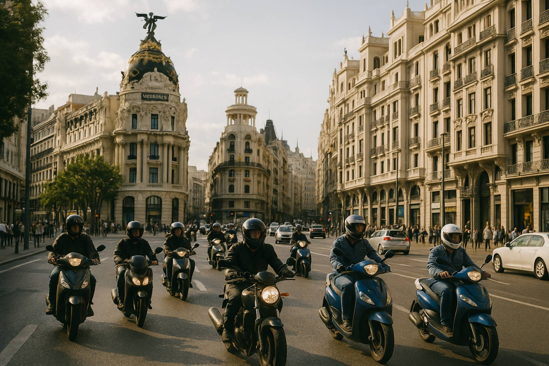 Crece el uso de la moto en entornos urbanos como respuesta al alza del coste de vida en España
